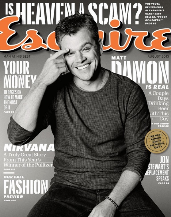 Голливудский актер Мэтт Деймон снялся для журнала Esquire Matt Damon Photo (Мэтт Деймон Фото) голливудский американский актер