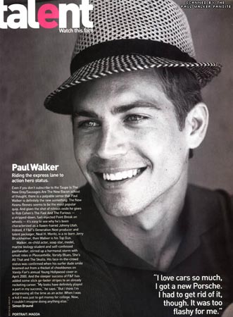 Paul Walker Biography (Пол Уокер Биография) голливудский актер, звезда фильма Форсаж, память