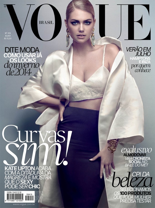 Черно-белая фотосессия модели Кейт Аптон для журнала Vogue Kate Upton Photo (Кейт Аптон Фото) фотомодель